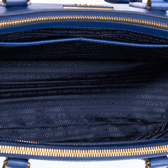 Prada Saffiano Lux Double Zip Tote Large - Picture 11 of 13